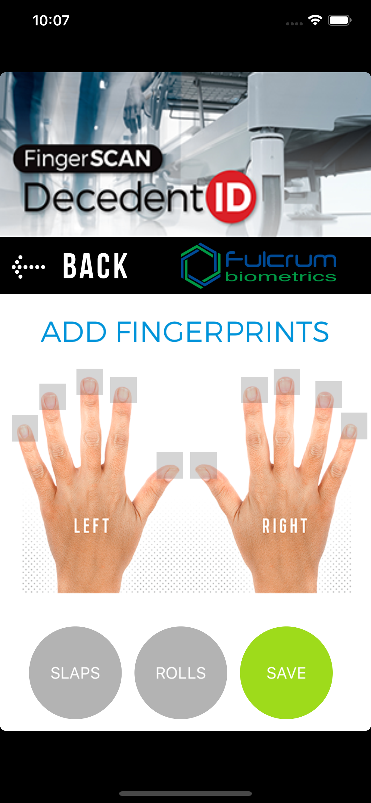 FingerSCAN DecedentID