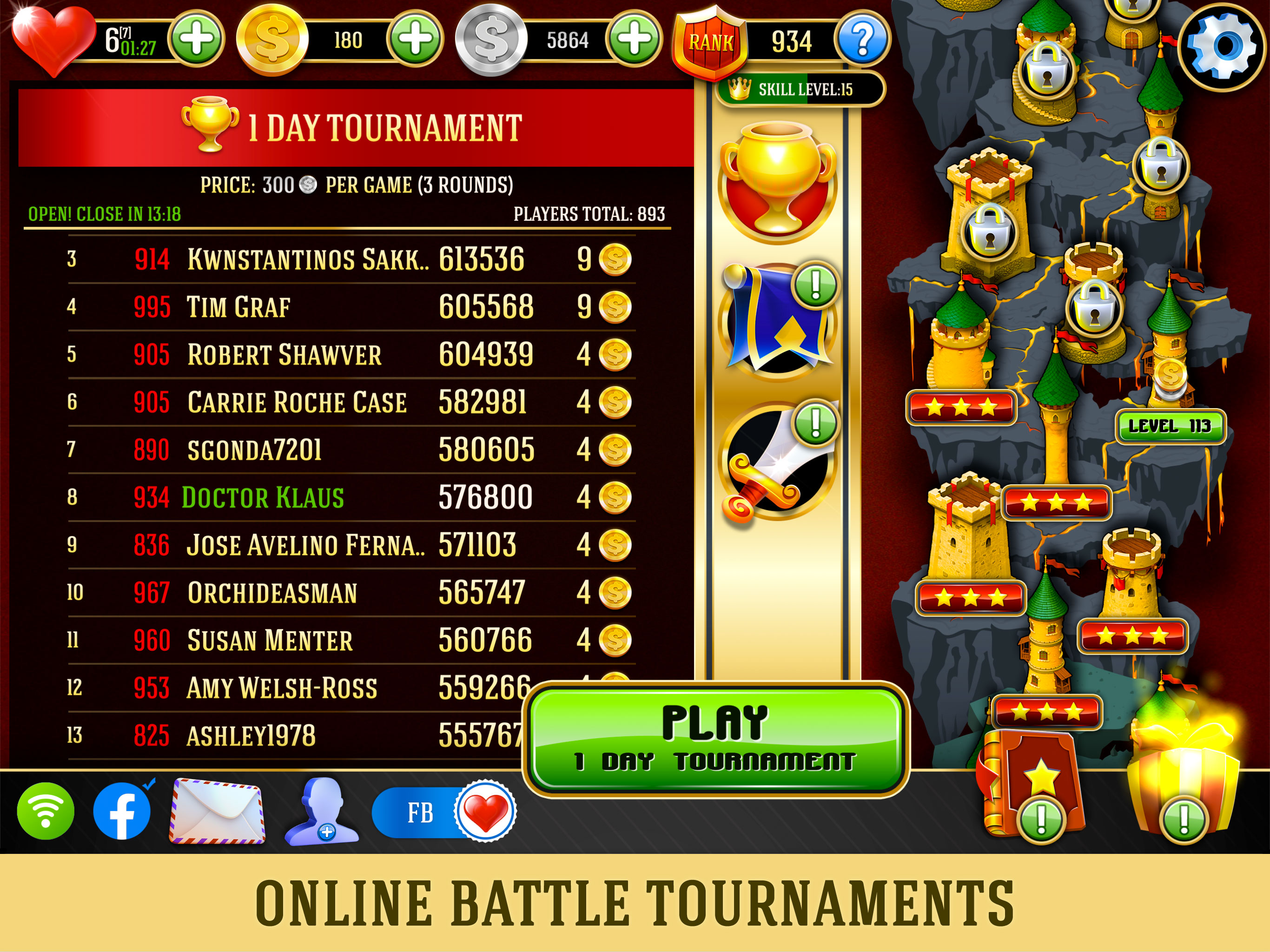 Towers Battle Solitaire screenshot 7