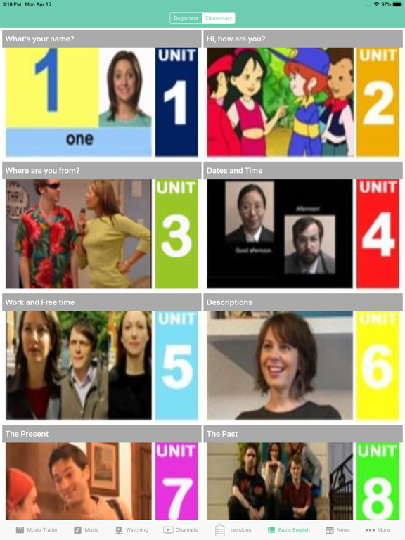 Learn Real English iPad screenshot 7 - Education app