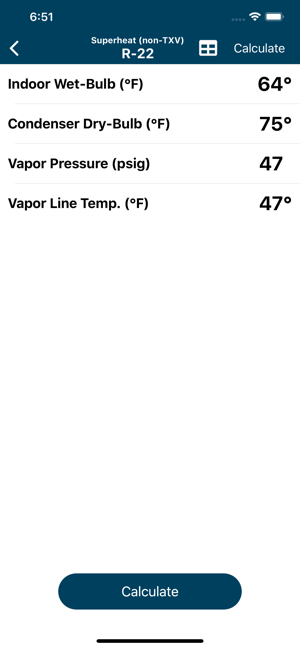 Superheat Chart 407c