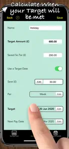 Savings Goals Pro screenshot #4 for iPhone