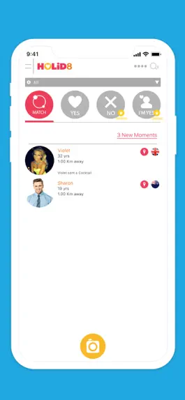 Game screenshot HOLiD8 - Holiday Dating App apk