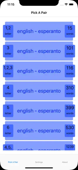 Game screenshot PickAPair Esperanto - English mod apk