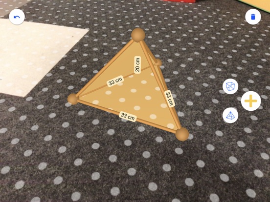 Screenshot #4 pour Shapes 3D - Create Geometry AR