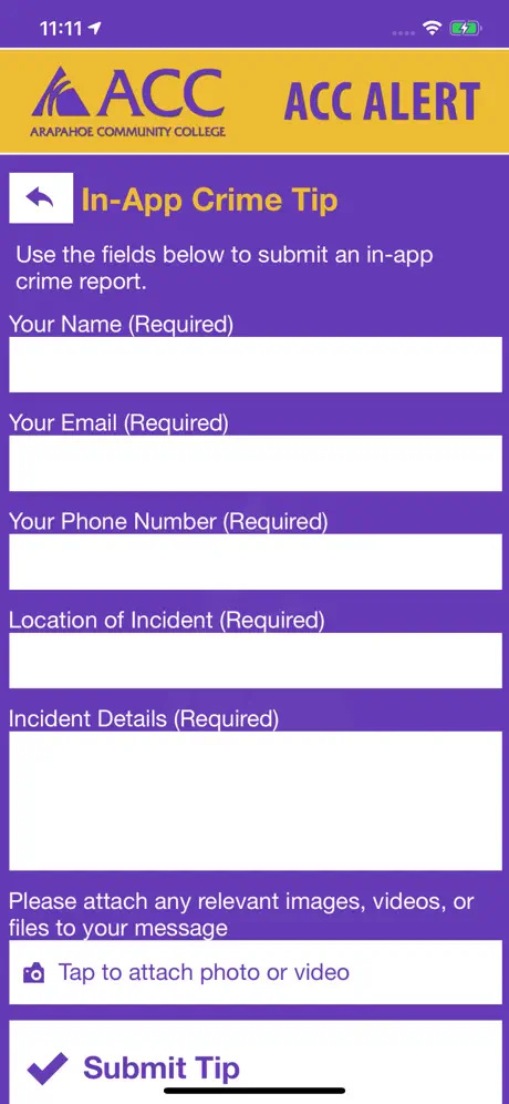 ACC ALERT - Arapahoe