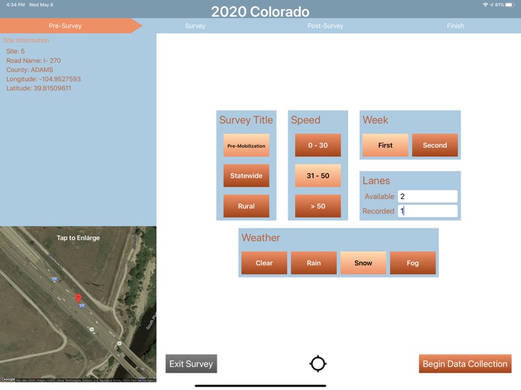 Colorado Seatbelt Survey