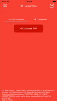 pdf compressor - compress pdf iphone screenshot 2