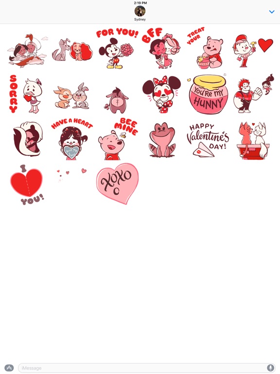 Screenshot #5 pour Disney Stickers: Love