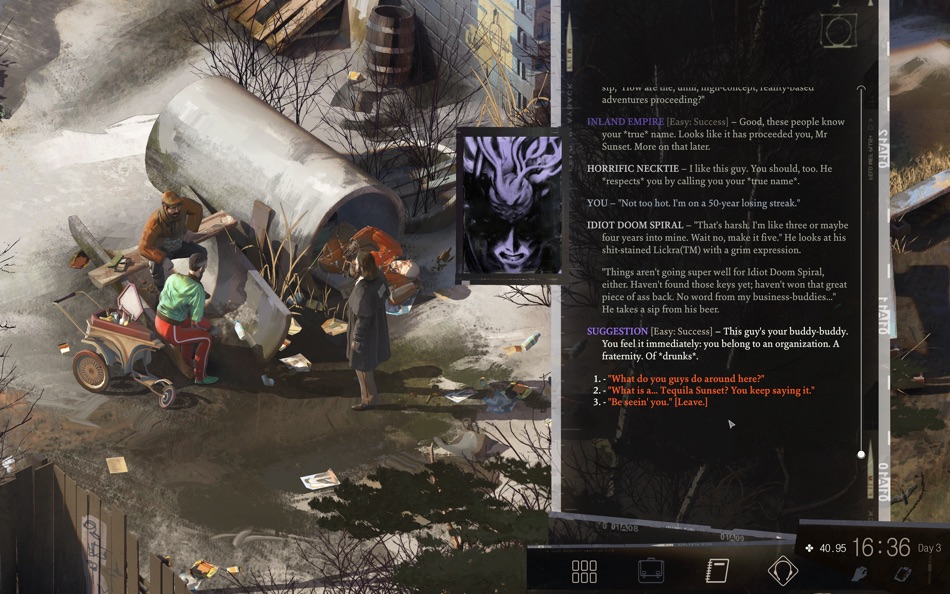 #7. Disco Elysium - The Final Cut (macOS) Ved: ZA/UM