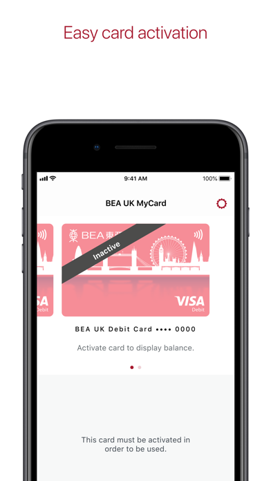 BEA UK MyCard Screenshot