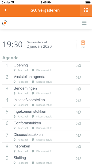 GO. vergaderen Screenshot 2 - AppWisp.com GO. vergaderen Screenshot 2 - AppWisp.com