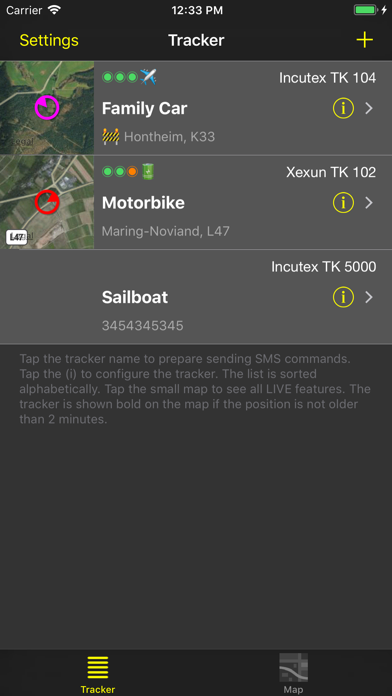 Screenshot #1 pour GPS Tracker Tool