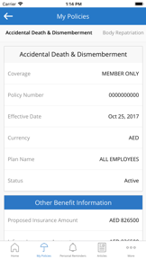 myMetLife Gulf Middle East screenshot