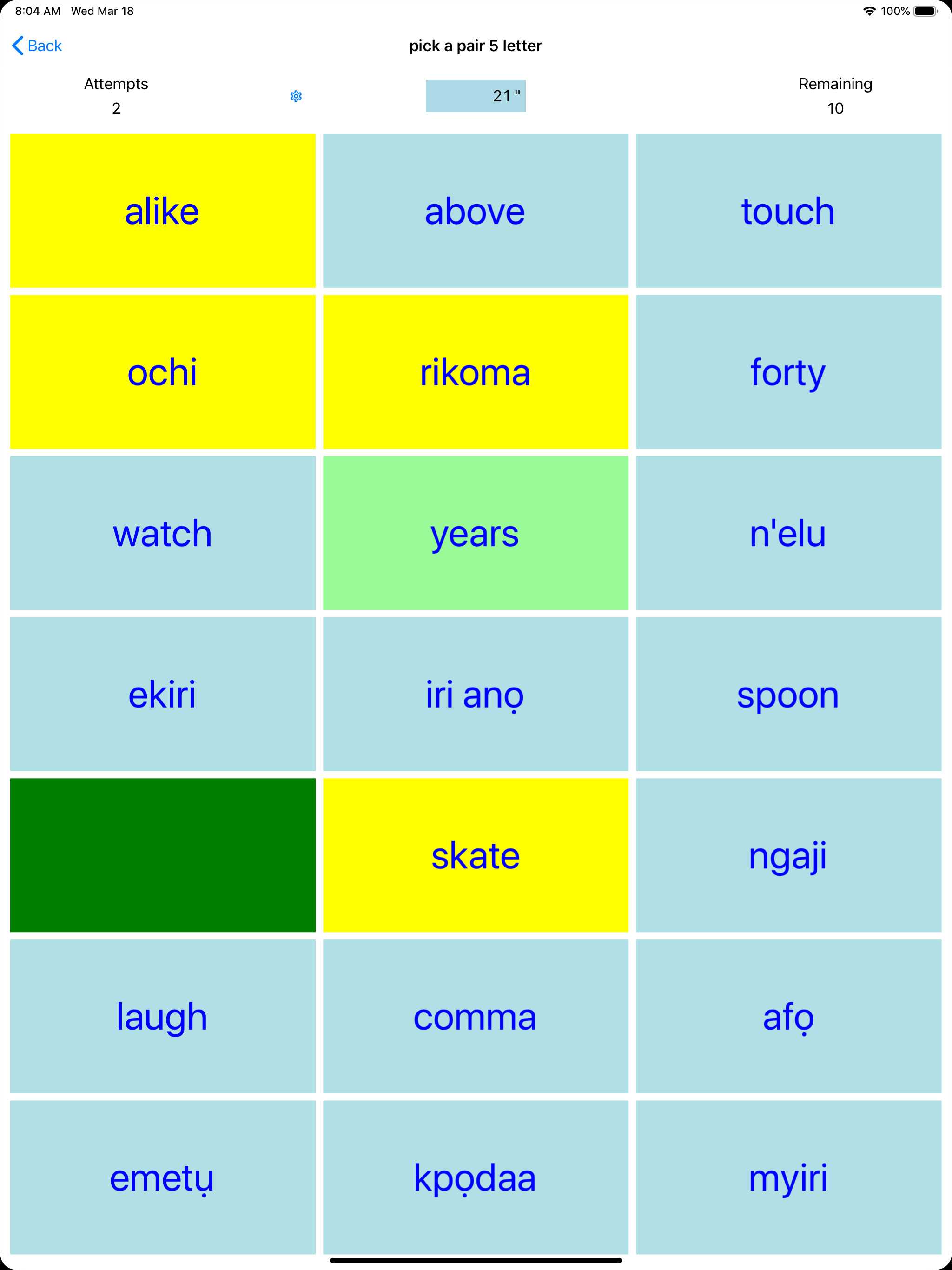 PickAPair Igbo - English screenshot 6