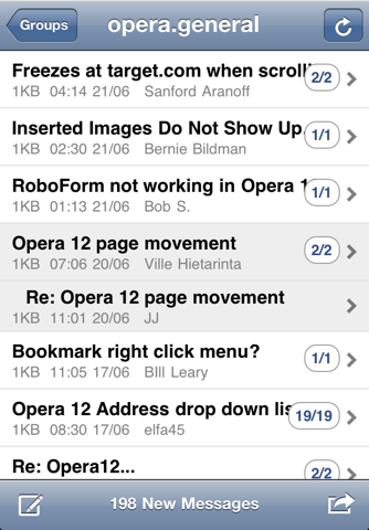 yrNews Usenet Reader screenshot 2