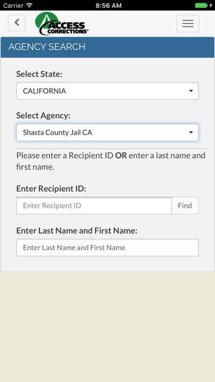 Access Corrections