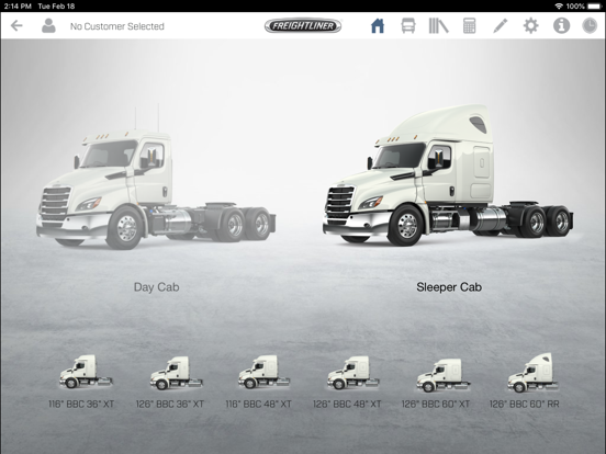 Freightliner Sales Tool AuP app screenshot 2