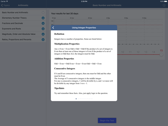 Screenshot #6 pour Math Preparation for GRE® exam