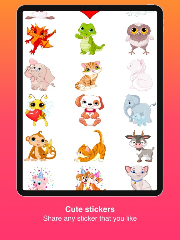 Fun Play Stickers iPad screenshot 4 - Utilities app