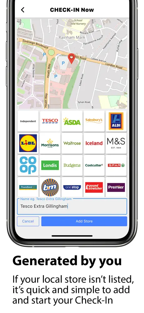 Supermarket Check In