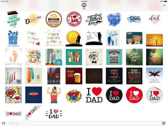 Father's Day Stickersのおすすめ画像2