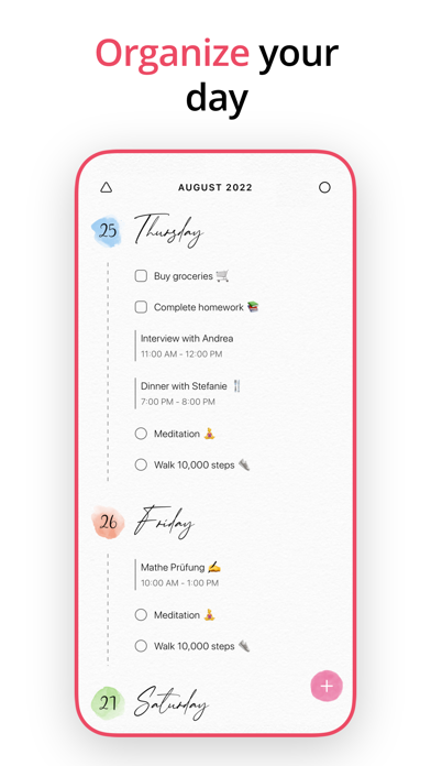 Cute Planner & Agenda - Floret Screenshot