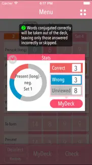 How to cancel & delete genki conjugation cards 2