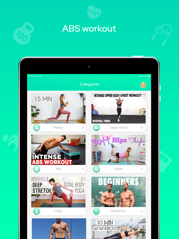 Screenshot #5 pour Home Workout Trainer