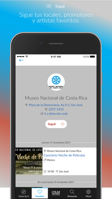 GAM Cultural iPhone screenshot 5 - Entertainment app