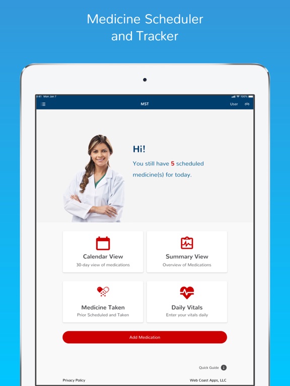 Screenshot #4 pour Medicine Tracker and Scheduler