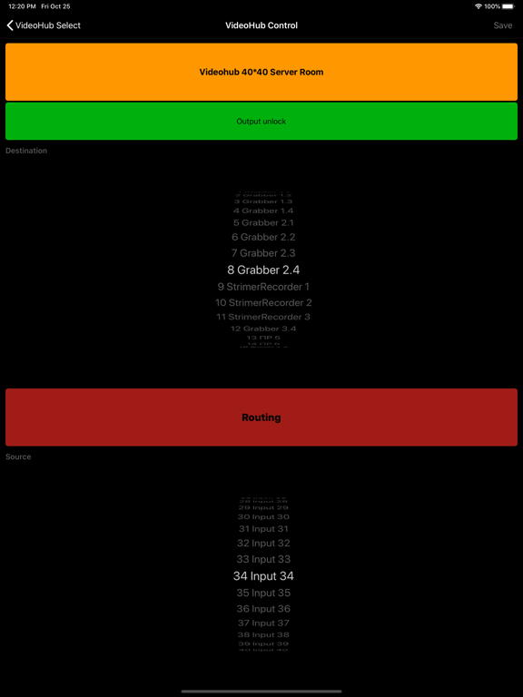 Screenshot #4 for VideoHubControl