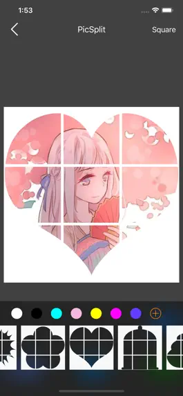 Game screenshot PicSplit-Grid Post for picture mod apk