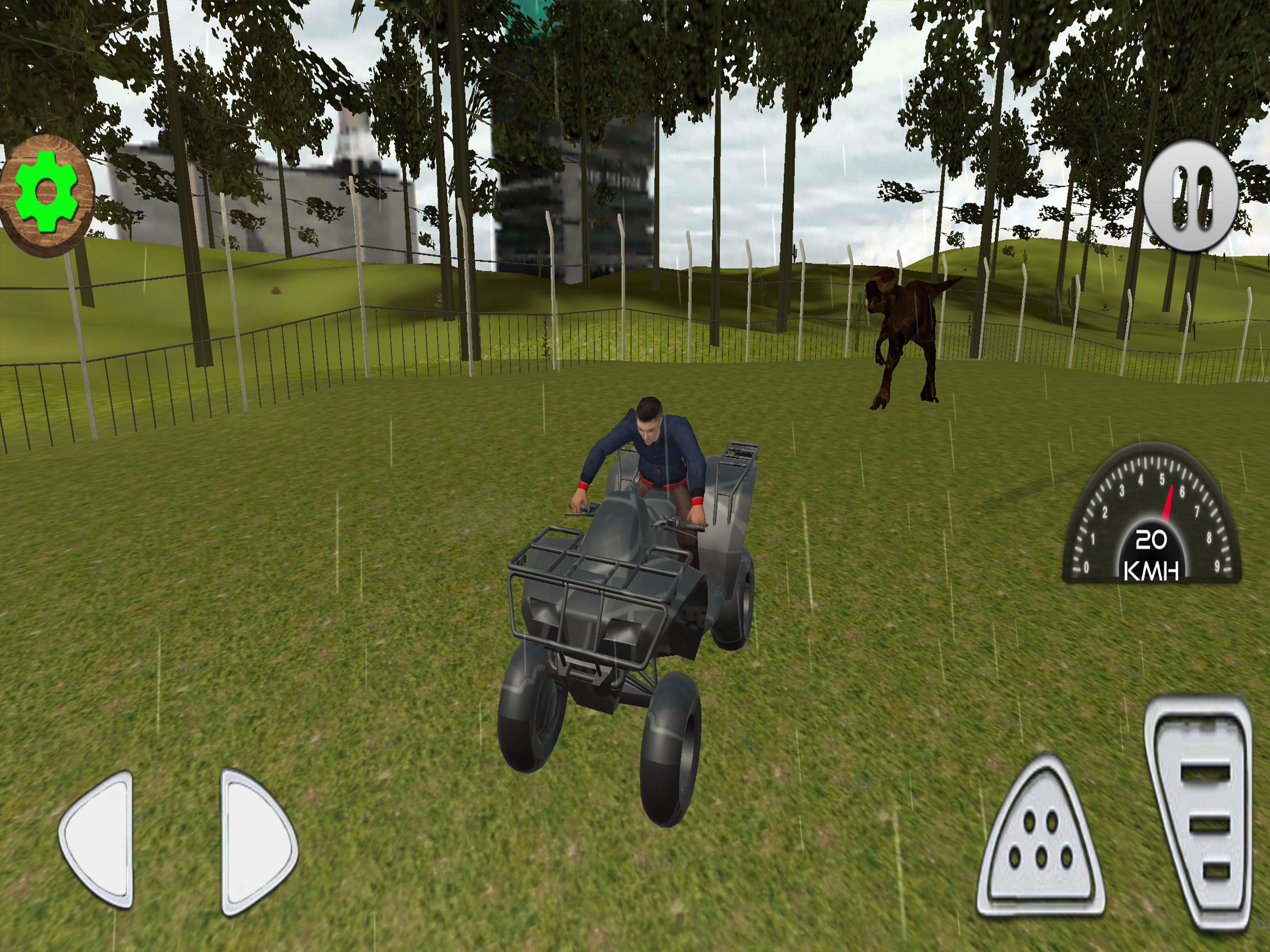 ATV Quad Bike Dino Park Race screenshot 10