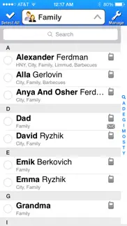 contacts list pro iphone screenshot 2
