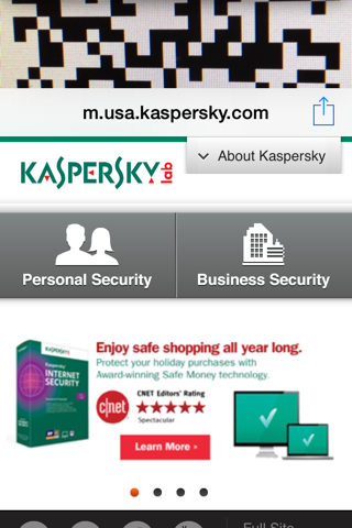 Kaspersky QR Scanner - náhled