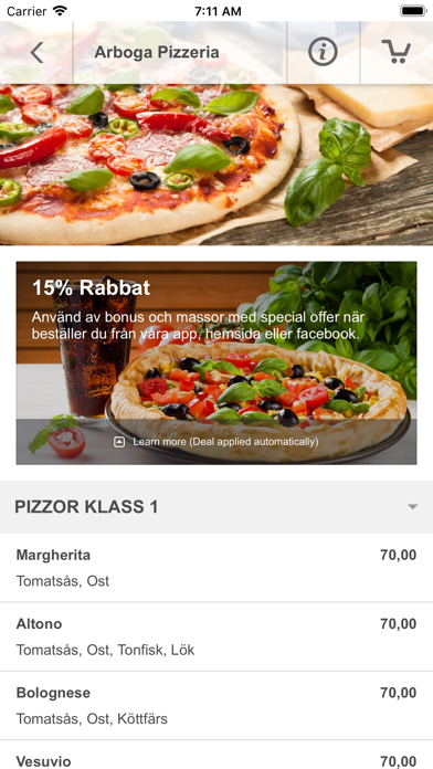 Screenshot #3 pour Arboga Pizzeria