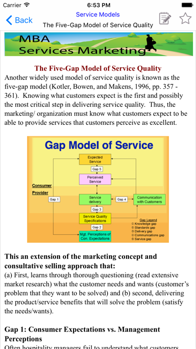 Screenshot #2 pour MBA Service Marketing
