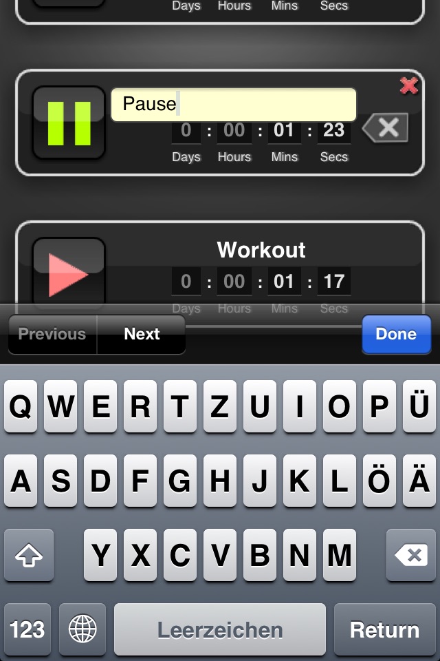 Timer App screenshot 2