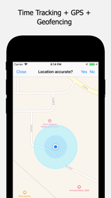 Timeero GPS Time Tracking screenshot