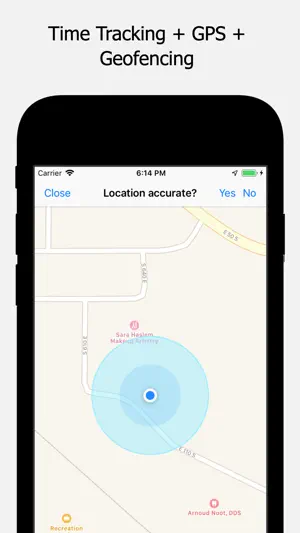 Timeero GPS Time Tracking screenshot 1