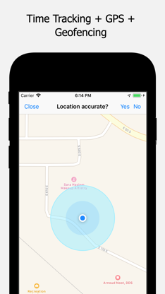 Timeero GPS Time Tracking screenshot 1