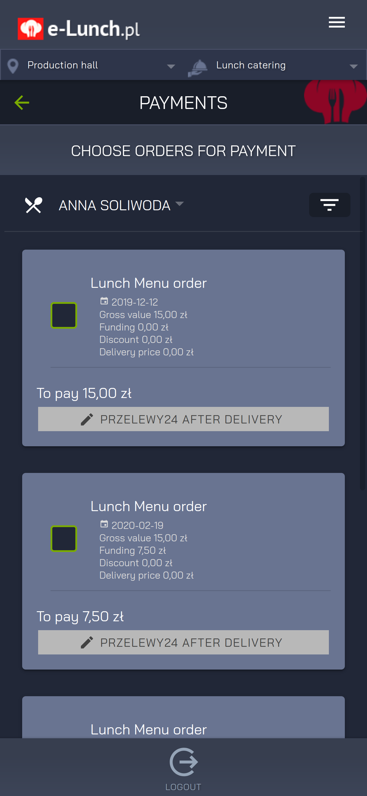 e-Lunch