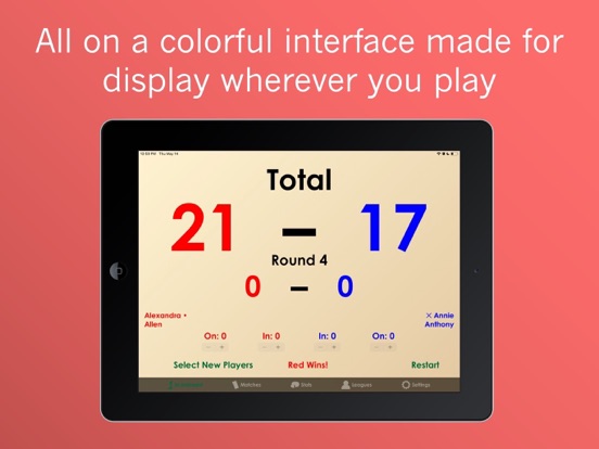 The Cornhole Scorer iPad screenshot 5 - Sports app
