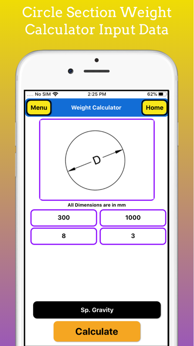 Fabrication Weight Calc Pro screenshot 3