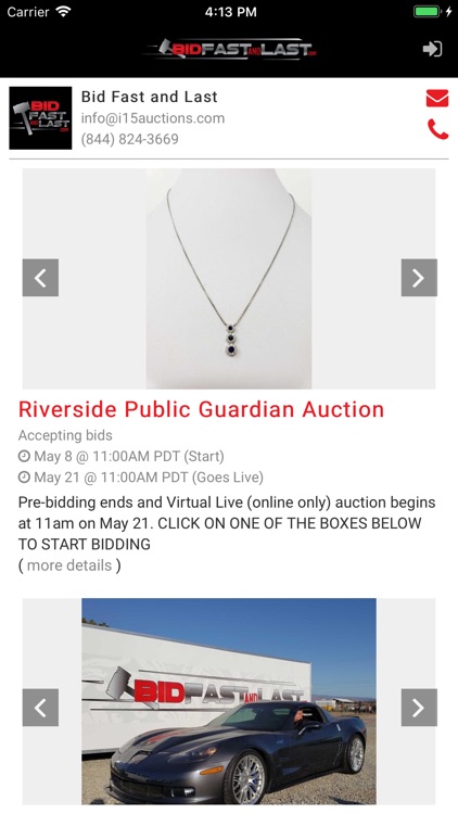 Bid Fast and Last