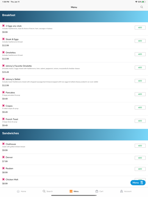 Screenshot #5 pour Johnny's Pizza