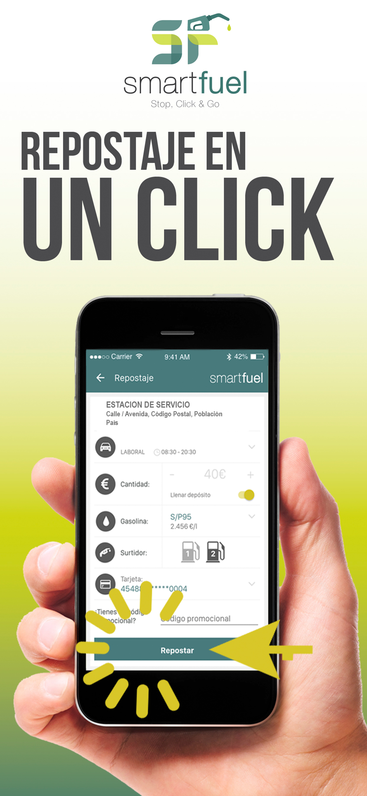 Smartfuel - Repostar gasolina