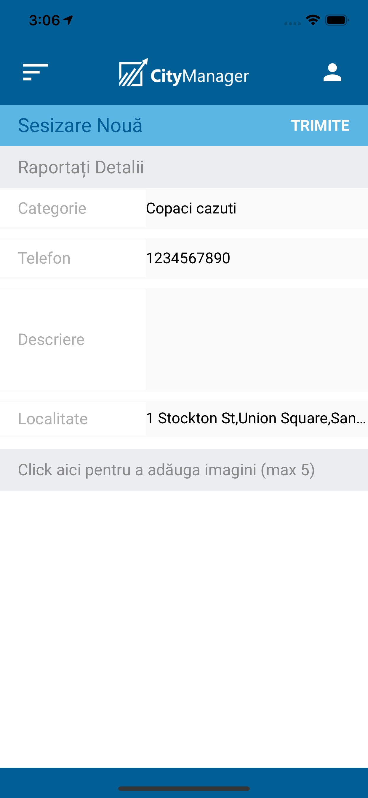 City Manager App