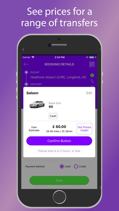 247 Airport Transfer Screenshot