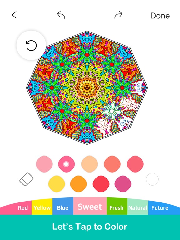 Screenshot #4 pour Colorly - Coloring Book & Game